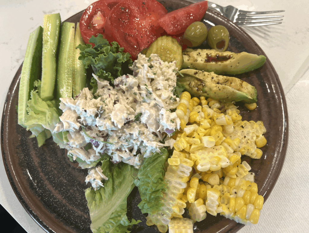 Dinner. Summer harvest. Simplicity. Colorful. Healthy. Easy. Gratitude.